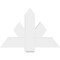 Ekena Millwork Kennewick Architectural Grade PVC Gable Bracket, 36"W x 24"H x 2"D x 6"F, 16/12 Pitch GBP036X24X0206KEN00 - alternate 5